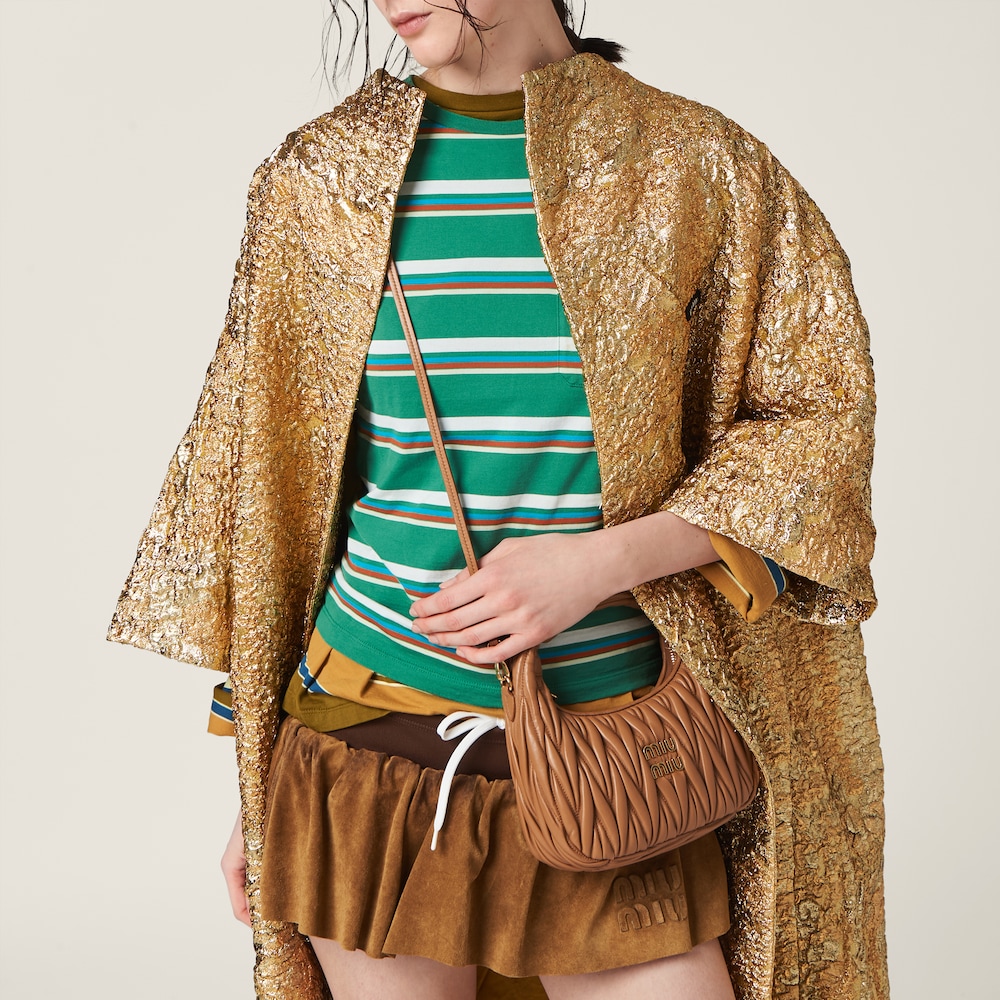 Replicate Wander matelassé nappa leather hobo bag(1:1 replica)