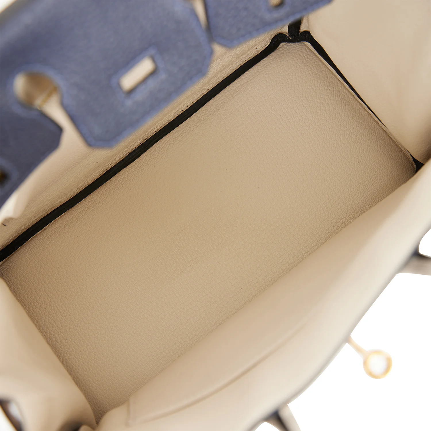 Replicate Hermes Special Order (HSS) Birkin 25 Bleu Nuit and Craie Togo Gold Hardware(1:1 replica)