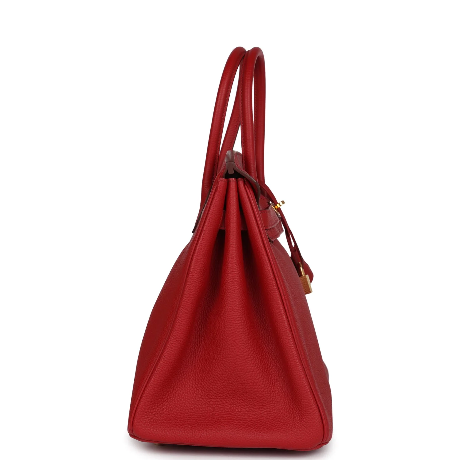 Replicate Hermes Birkin 35 Rouge Garance Togo Gold Hardware(1:1 replica)