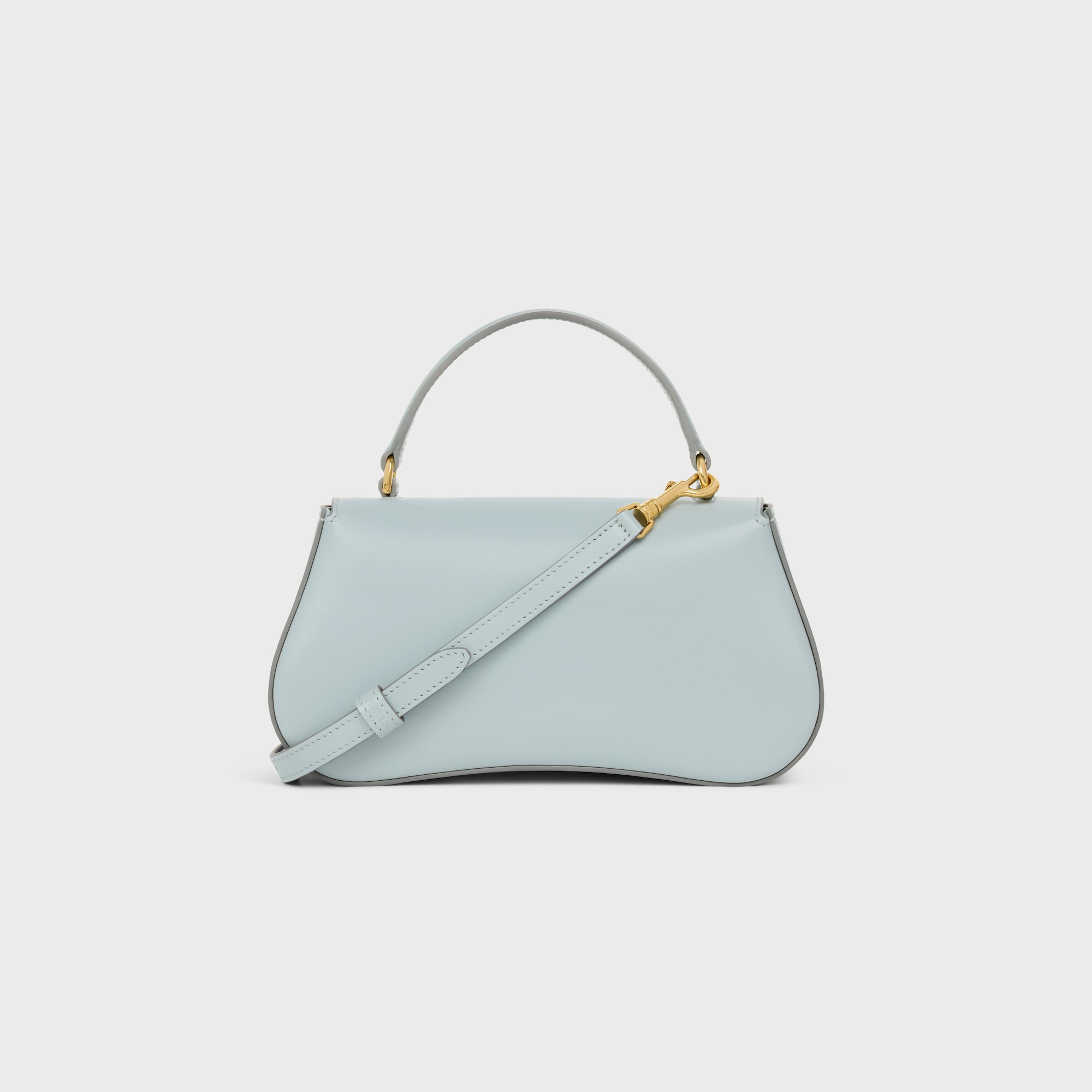 Replicate TEEN CELINE LOLA IN SHINY CALFSKIN ICE BLUE(1:1 replica)