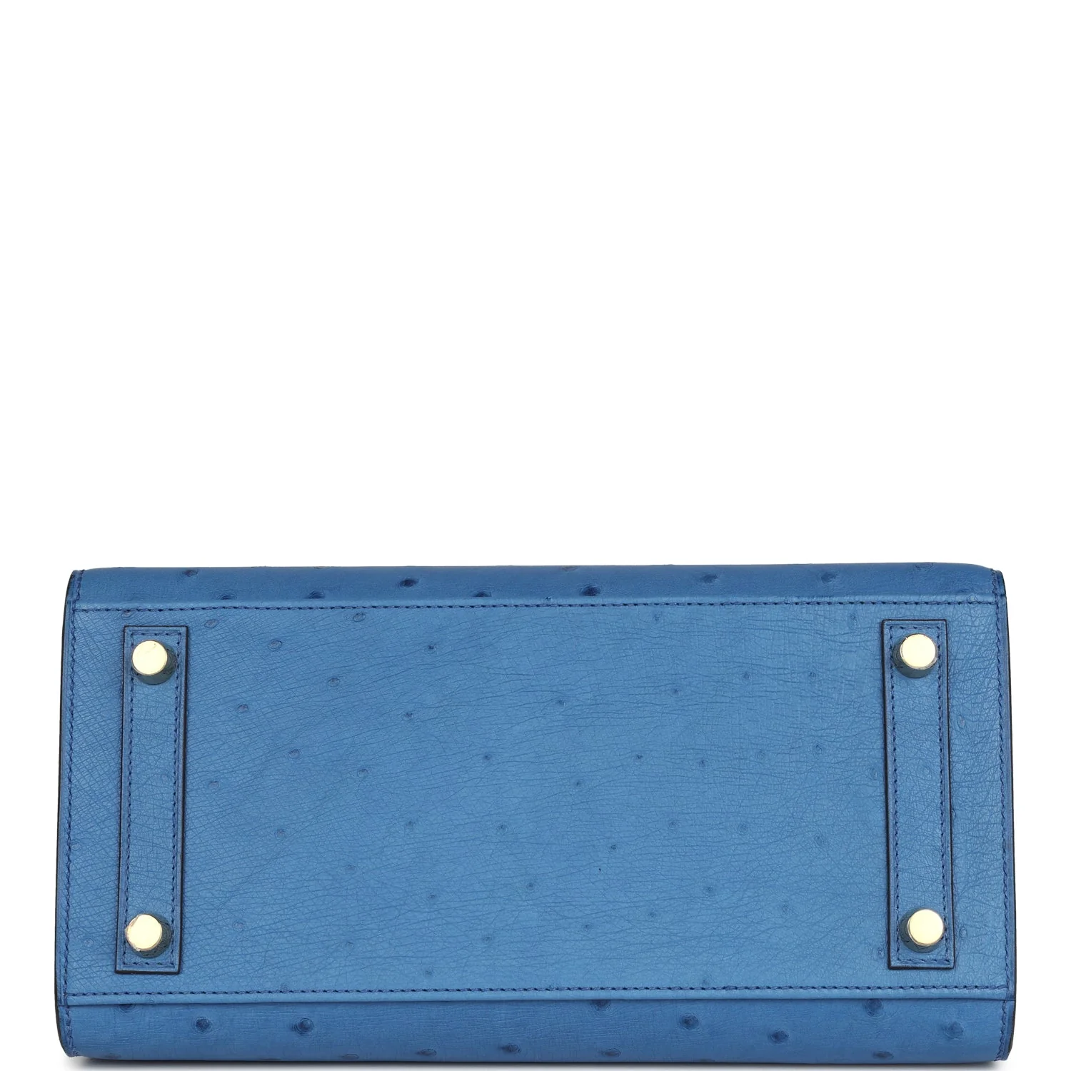 Replicate Hermes Birkin Sellier 25 Mykonos Ostrich Gold Hardware(1:1 replica)