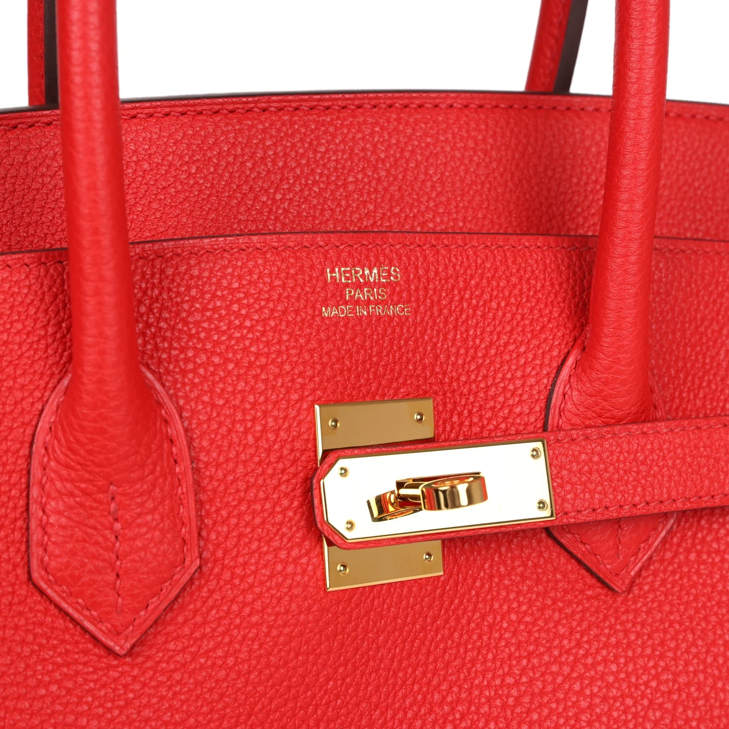 Replicate Hermes Birkin 35 Rouge Tomate Togo Gold Hardware(1:1 replica)