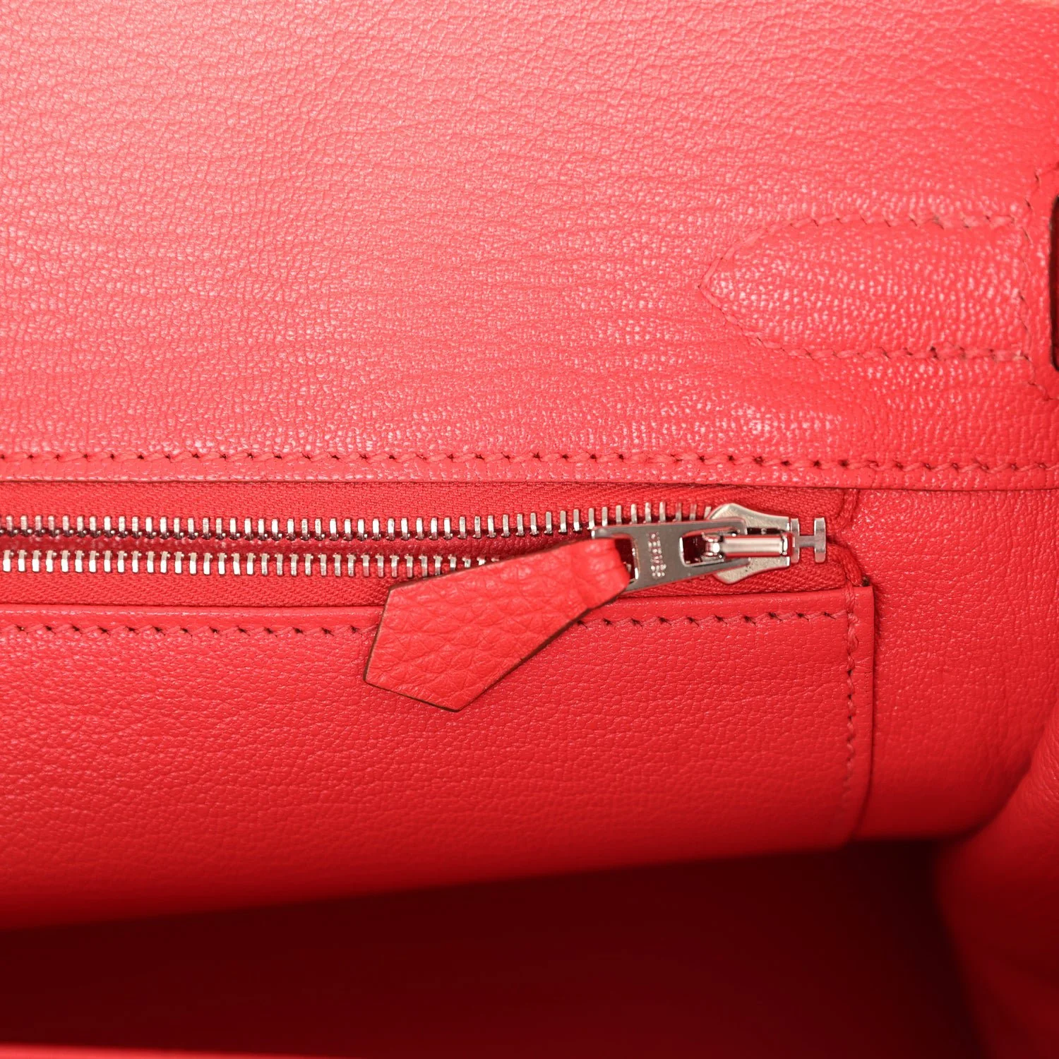 Replicate Hermes Birkin 30 Rose Jaipur Clemence Palladium Hardware(1:1 replica)