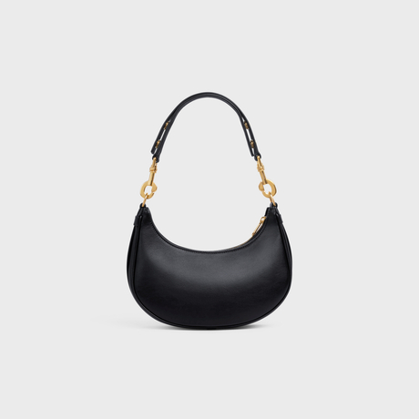 Replicate MEDIUM AVA STRAP BAG IN SMOOTH CALFSKIN BLACK(1:1 replica)
