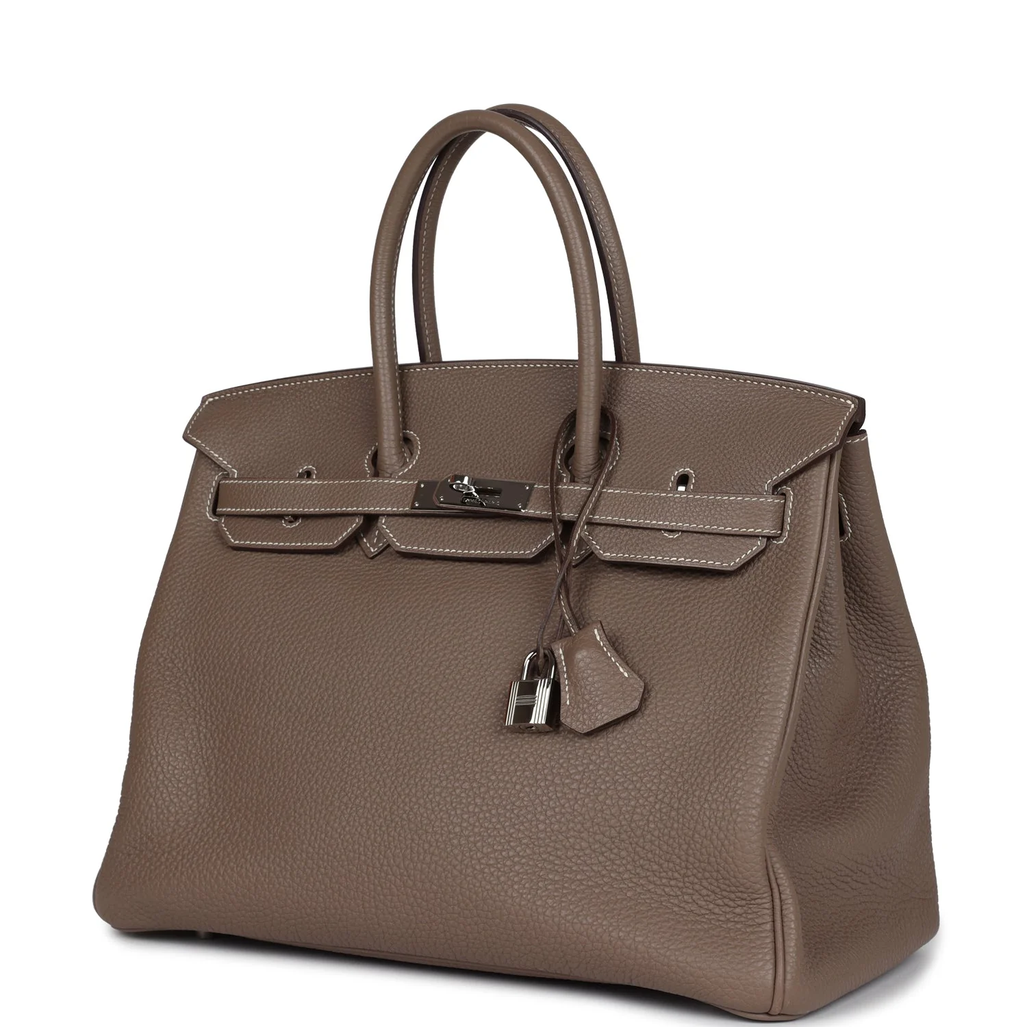 Replicate Hermes Birkin 35 Etoupe Togo Palladium Hardware(1:1 replica)
