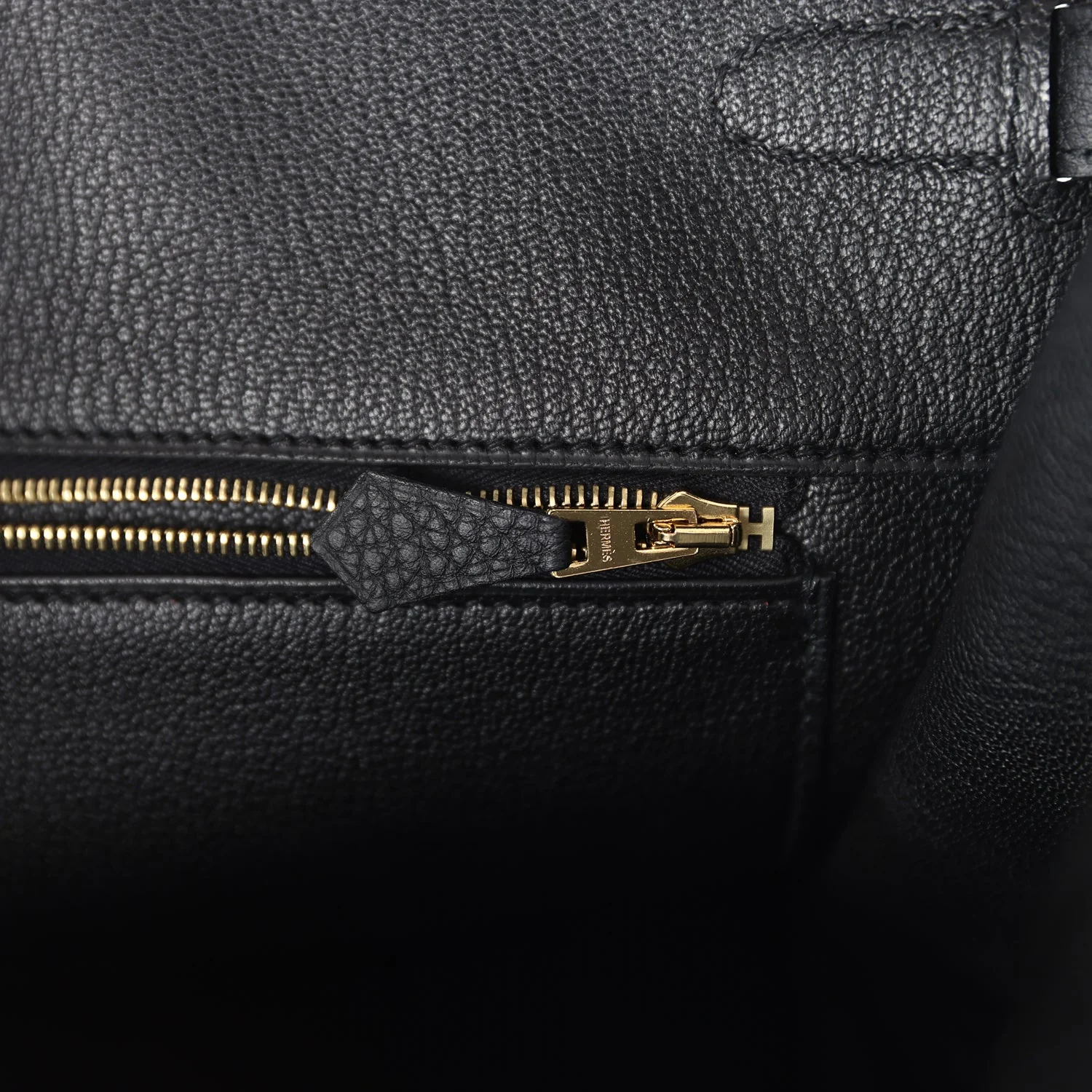 Replicate Hermes Birkin 40 Black Togo Gold Hardware(1:1 replica)