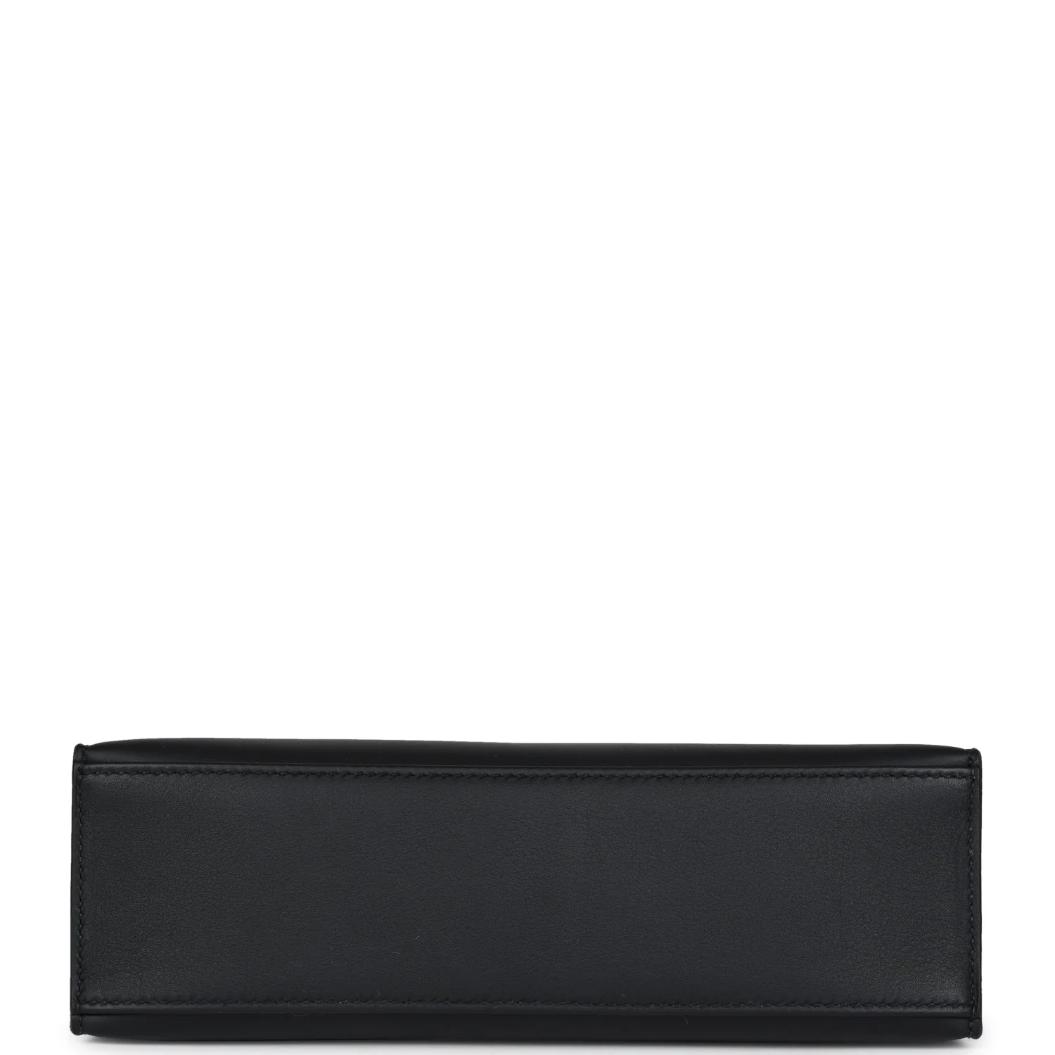 Replicate Hermes Kelly Pochette Black Swift Gold Hardware(1:1 replica)