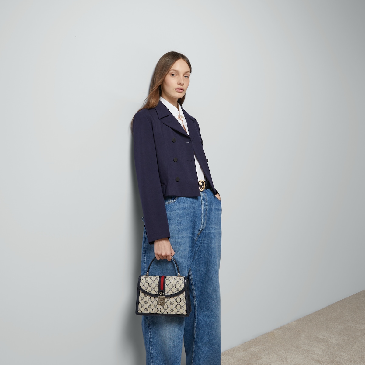 Replicate Ophidia GG Small Top Handle Bag(1:1 replica)