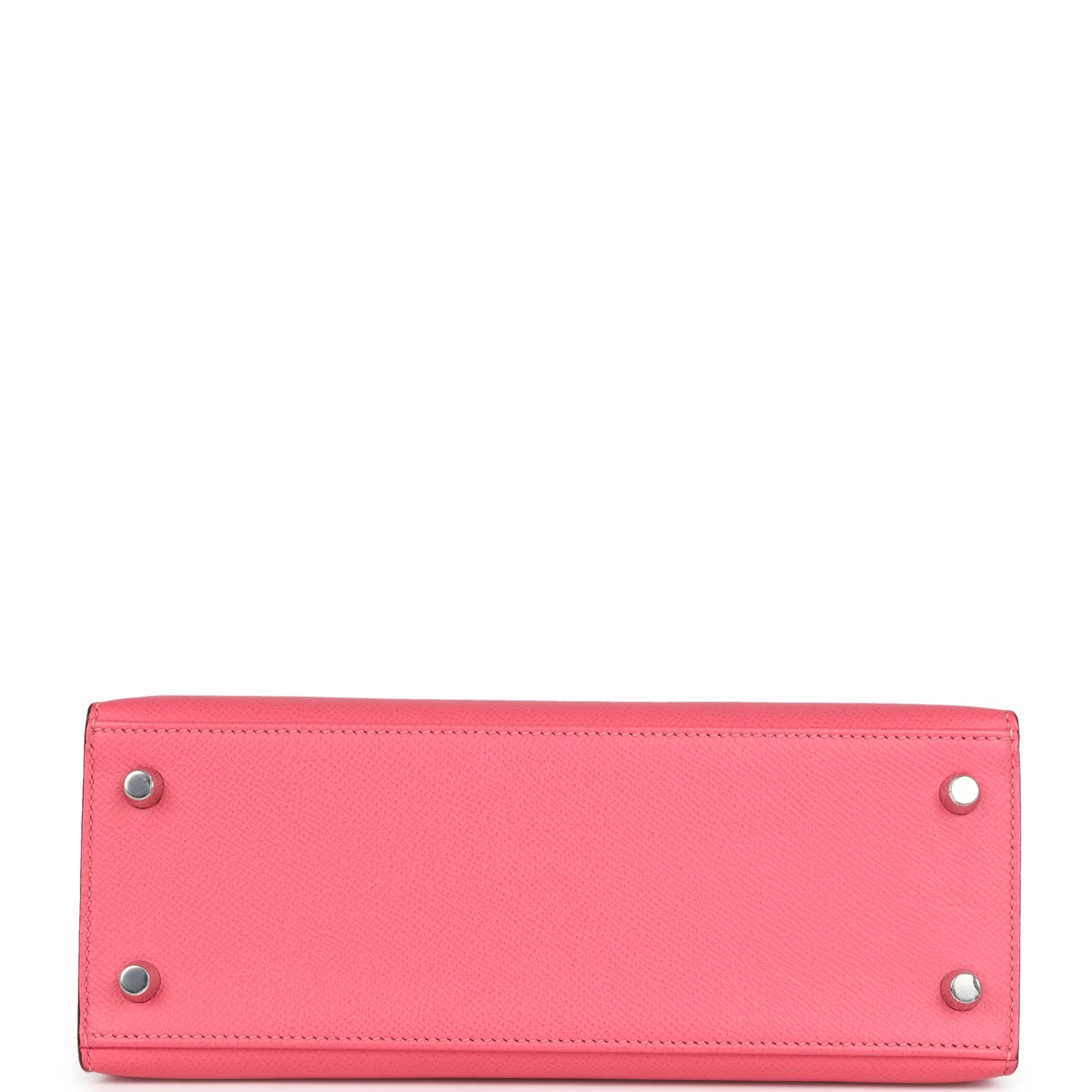 Replicate Hermes Kelly Sellier 25 Rose Azalee Epsom Palladium Hardware(1:1 replica)