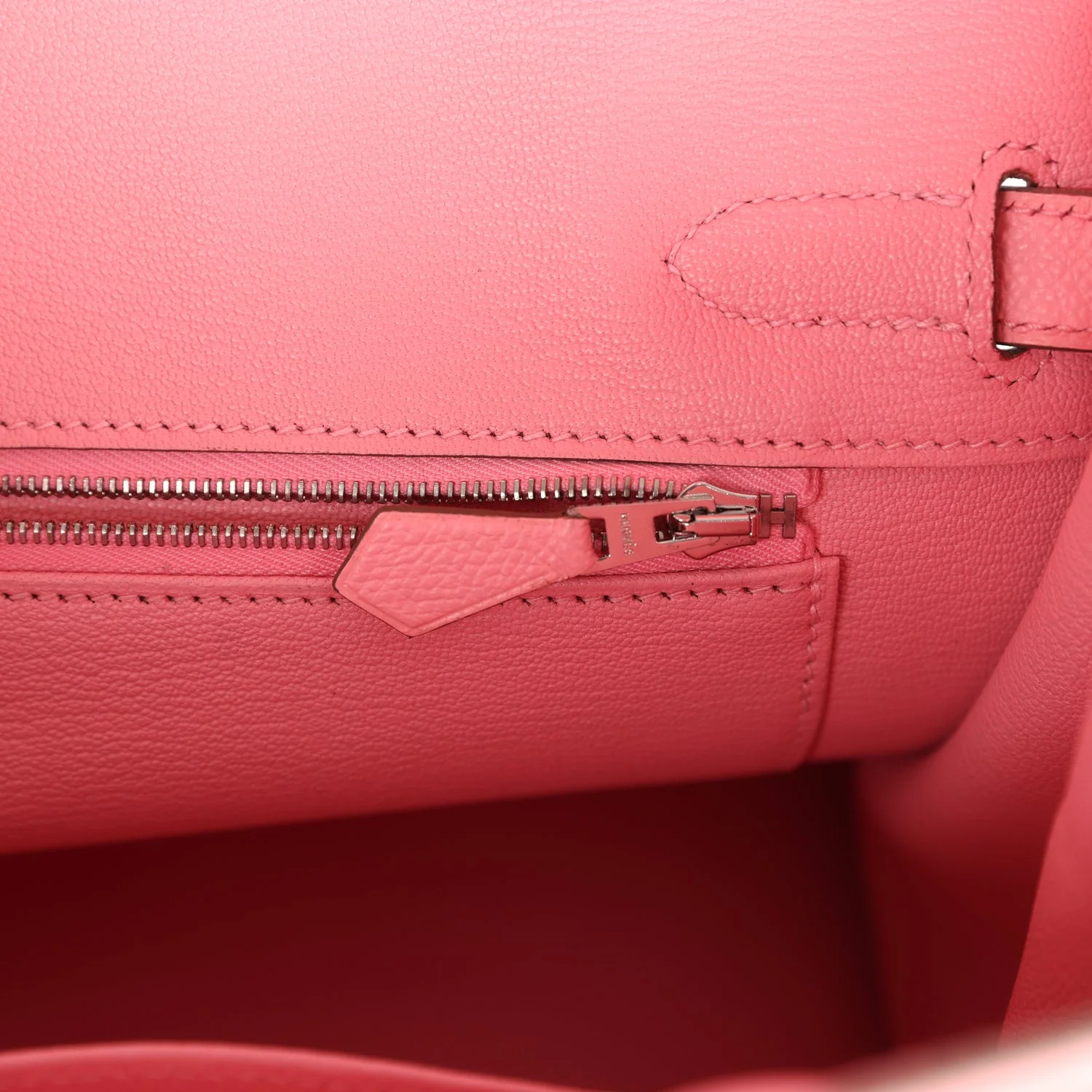 Replicate Hermes Birkin 30 Rose Confetti Epsom Palladium Hardware(1:1 replica)