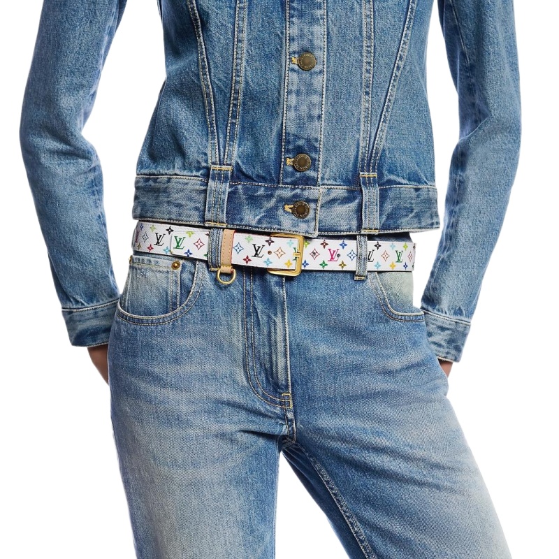 Replicate LV x TM LV D-Ring 30mm Belt(1:1 replica)