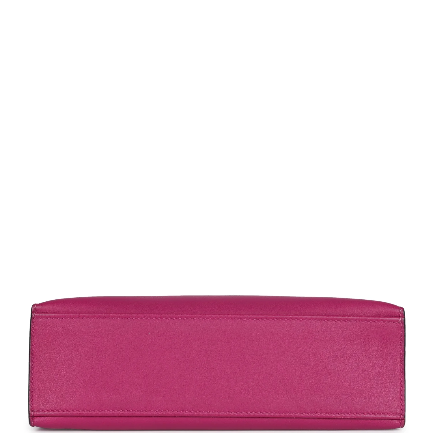 Replicate Hermes Kelly Pochette Rose Pourpre Swift Palladium Hardware(1:1 replica)