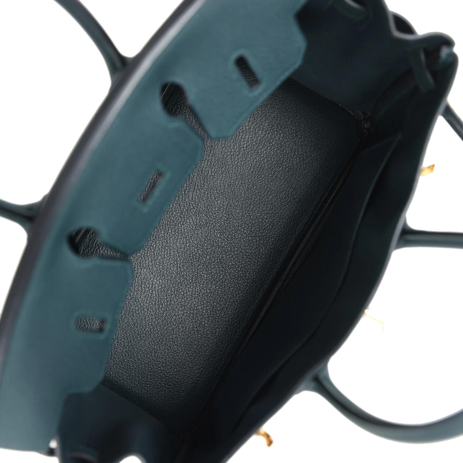 Replicate Hermes Birkin 25 Vert Cypress Gold Hardware(1:1 replica)