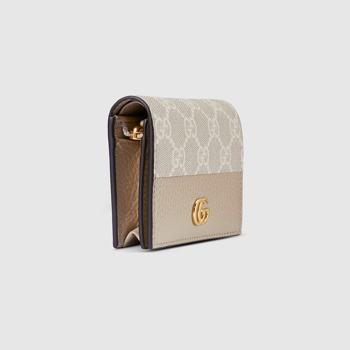 Replicate GG Marmont Bi-Color Card Case Wallet(1:1 replica)