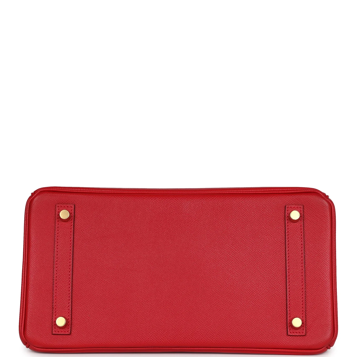 Replicate Hermes Birkin 30 Rouge Casaque Epsom Gold Hardware(1:1 replica)