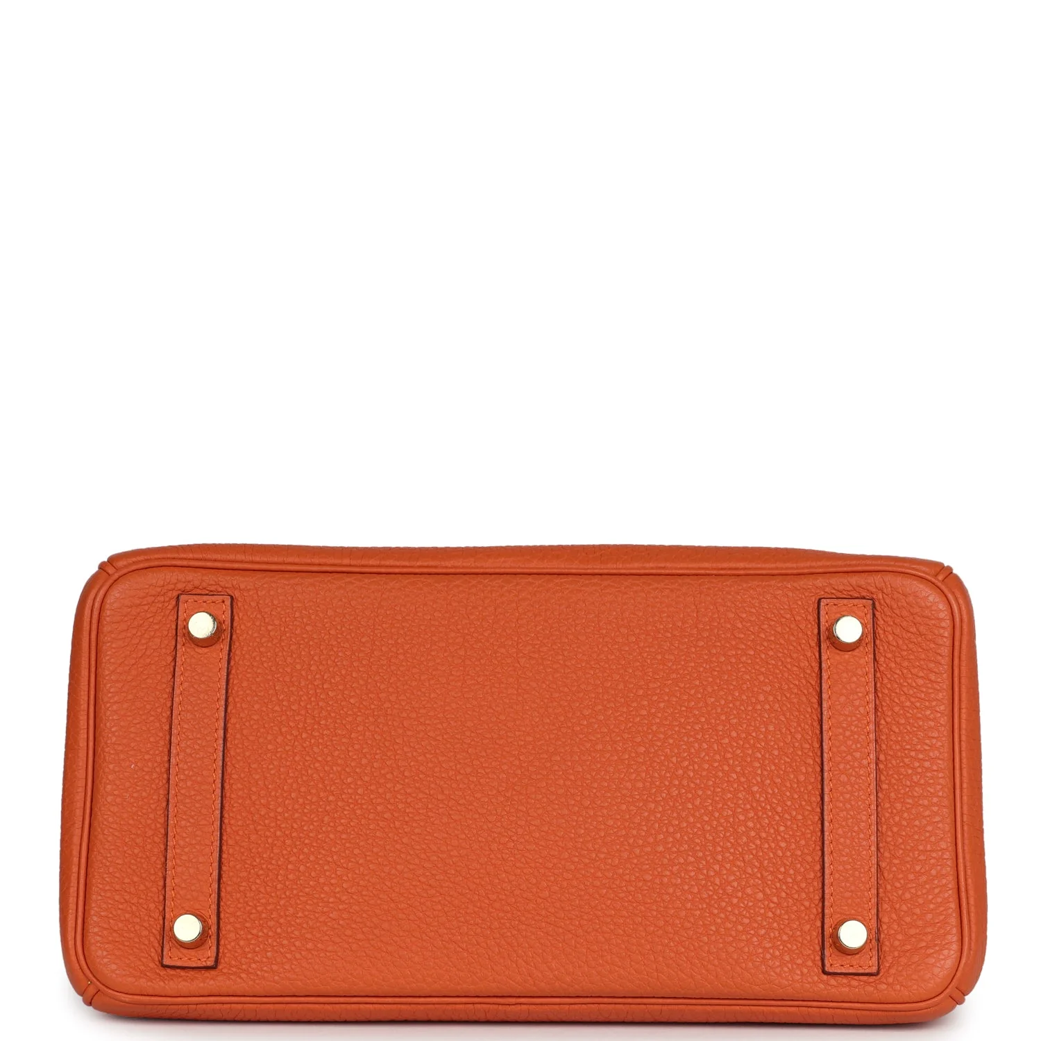 Replicate Hermes Birkin 30 Orange Togo Gold Hardware(1:1 replica)