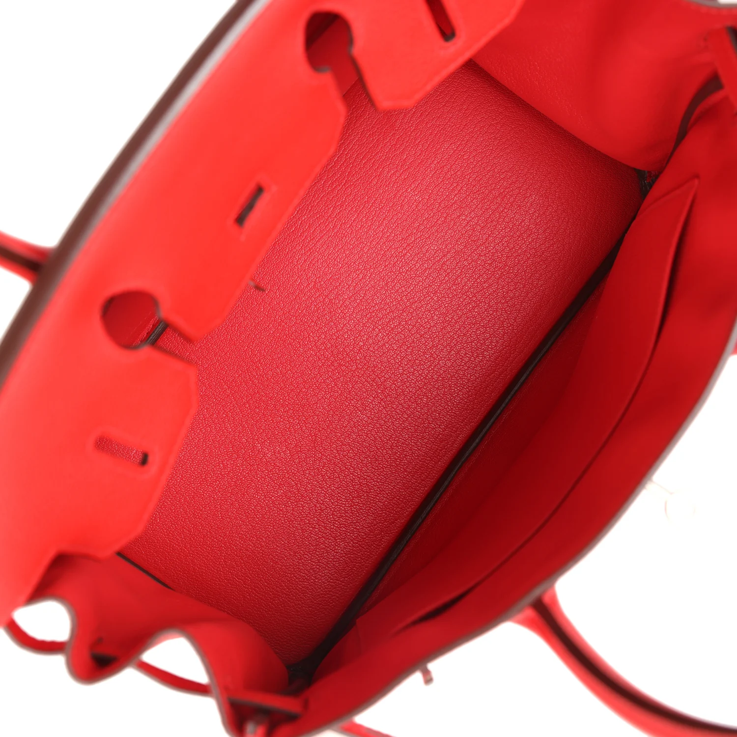 Replicate Hermes Birkin 30 Rouge de Coeur Togo Palladium Hardware(1:1 replica)