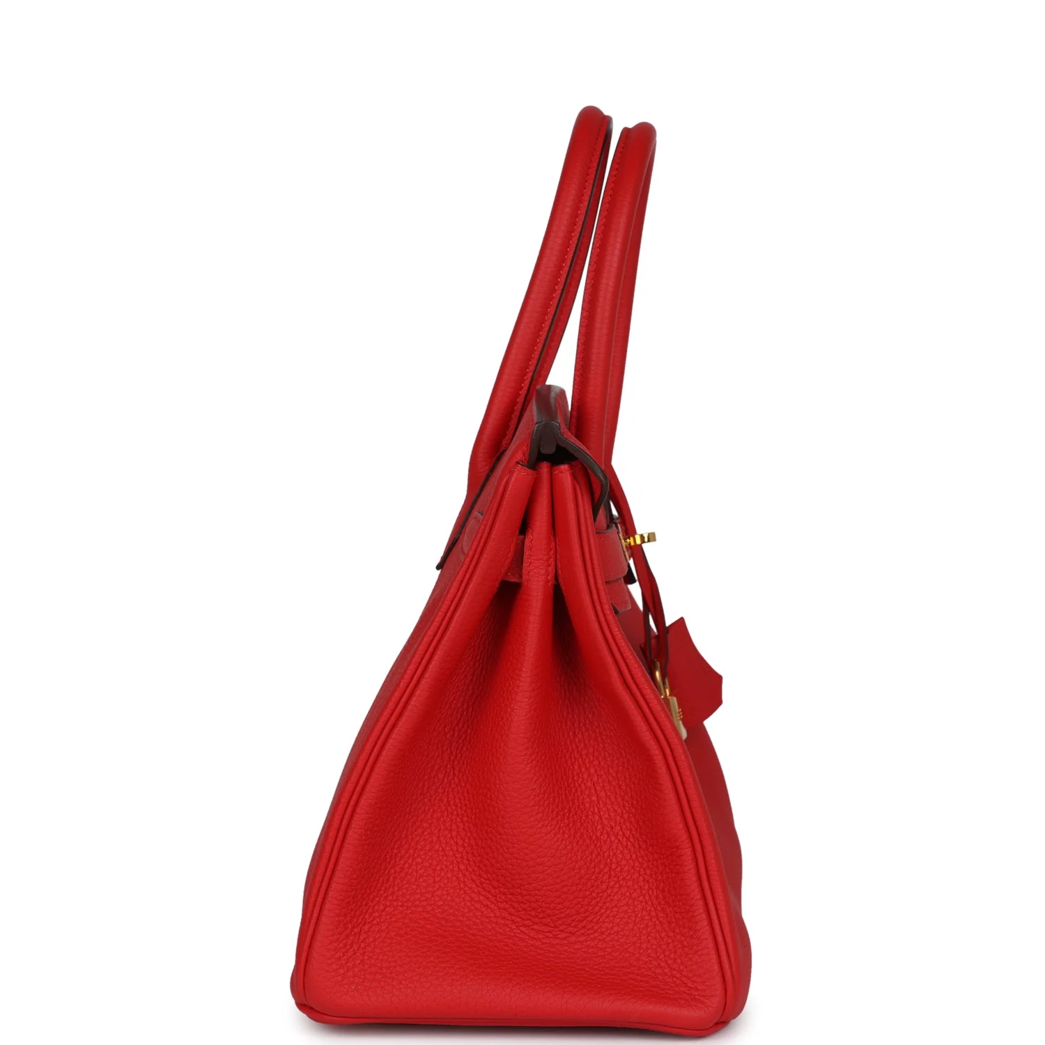 Replicate Hermes Birkin 30 Rouge de Coeur Togo Gold Hardware(1:1 replica)