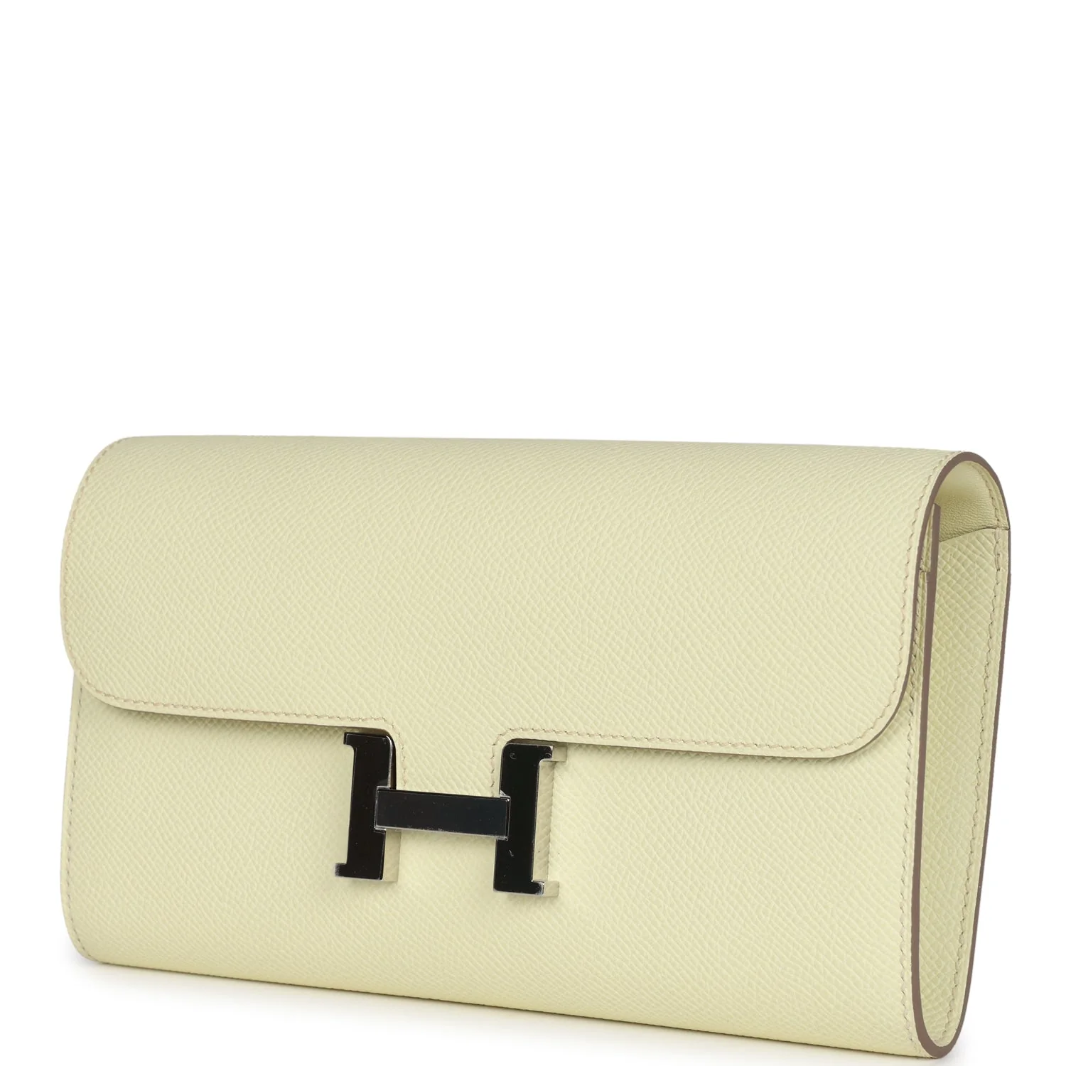 Replicate Hermes Constance Wallet To Go Jaune Milton Epsom Palladium Hardware(1:1 replica)