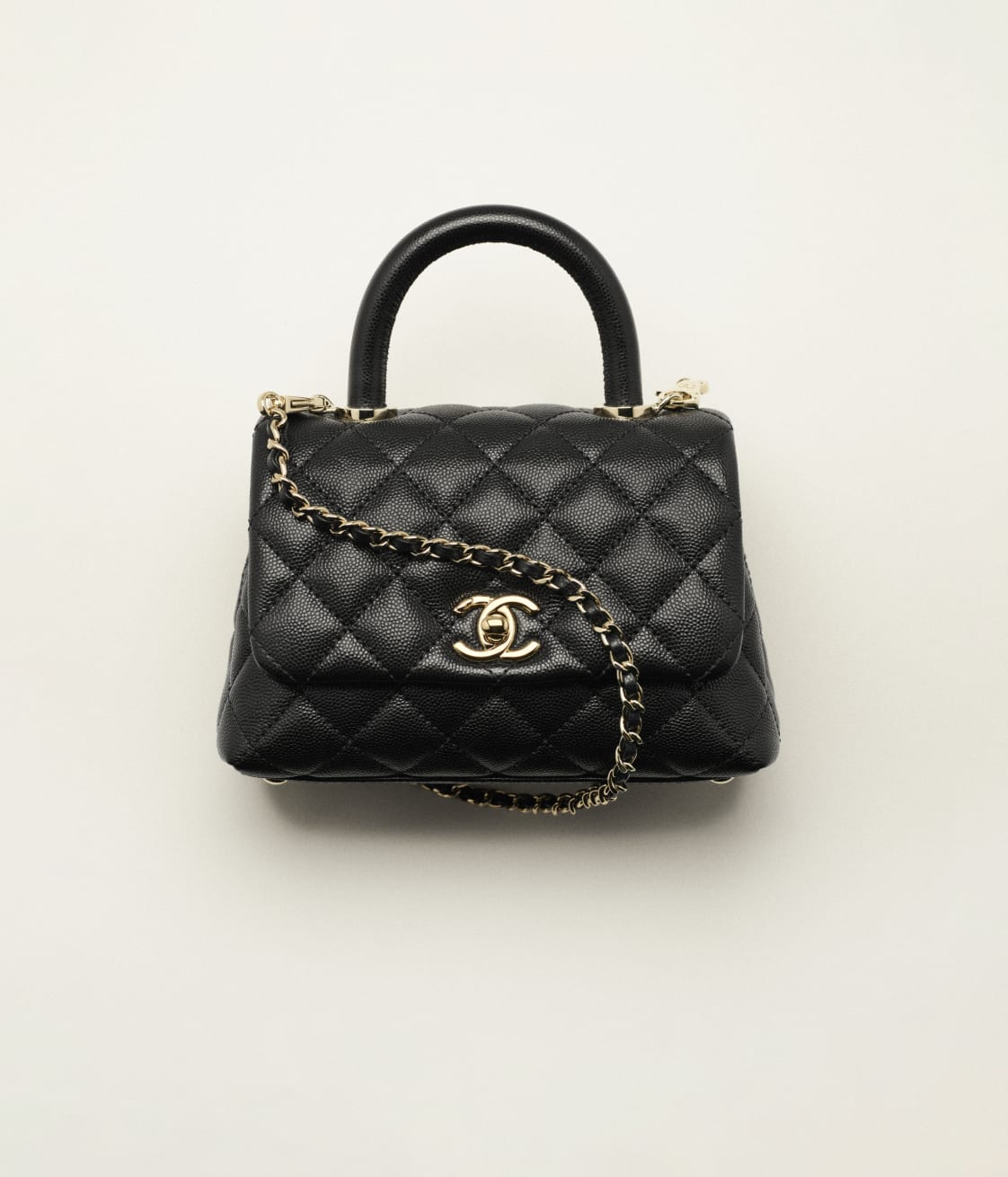 Replicate CHANEL MINI FLAP BAG WITH TOP HANDLE(1:1 replica)
