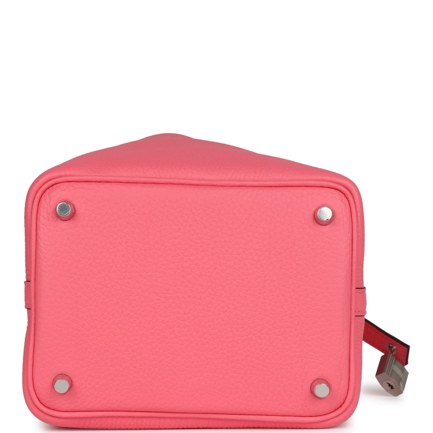 Replicate Hermes Picotin Lock 18 Rose Azalee Clemence Palladium Hardware(1:1 replica)