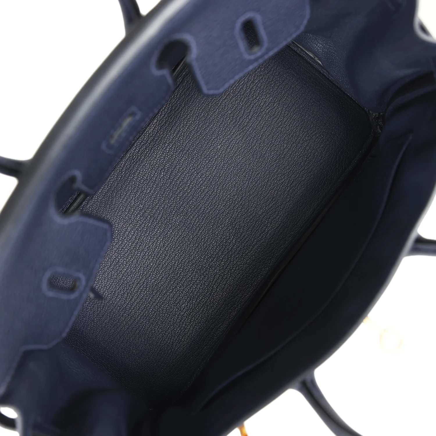 Replicate Hermes Birkin 25 Bleu Nuit Togo Gold Hardware(1:1 replica)