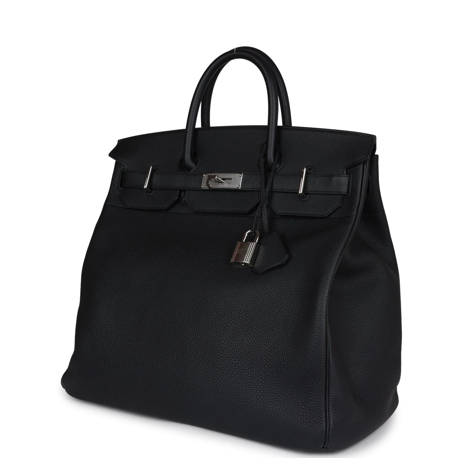 Replicate Hermes HAC Birkin 40 Black Togo Palladium Hardware(1:1 replica)