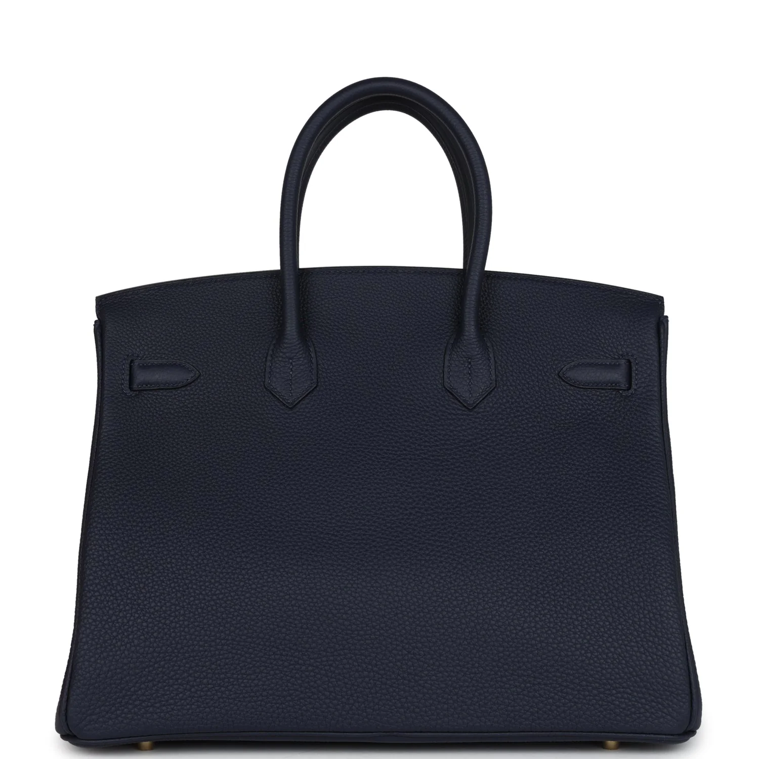 Replicate Hermes Birkin 35 Bleu Nuit Togo Gold Hardware(1:1 replica)