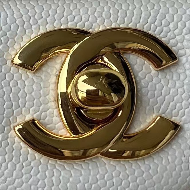 Replicate Chanel Small Classic Handbag Caviar Gold Hardware(1:1 replica)