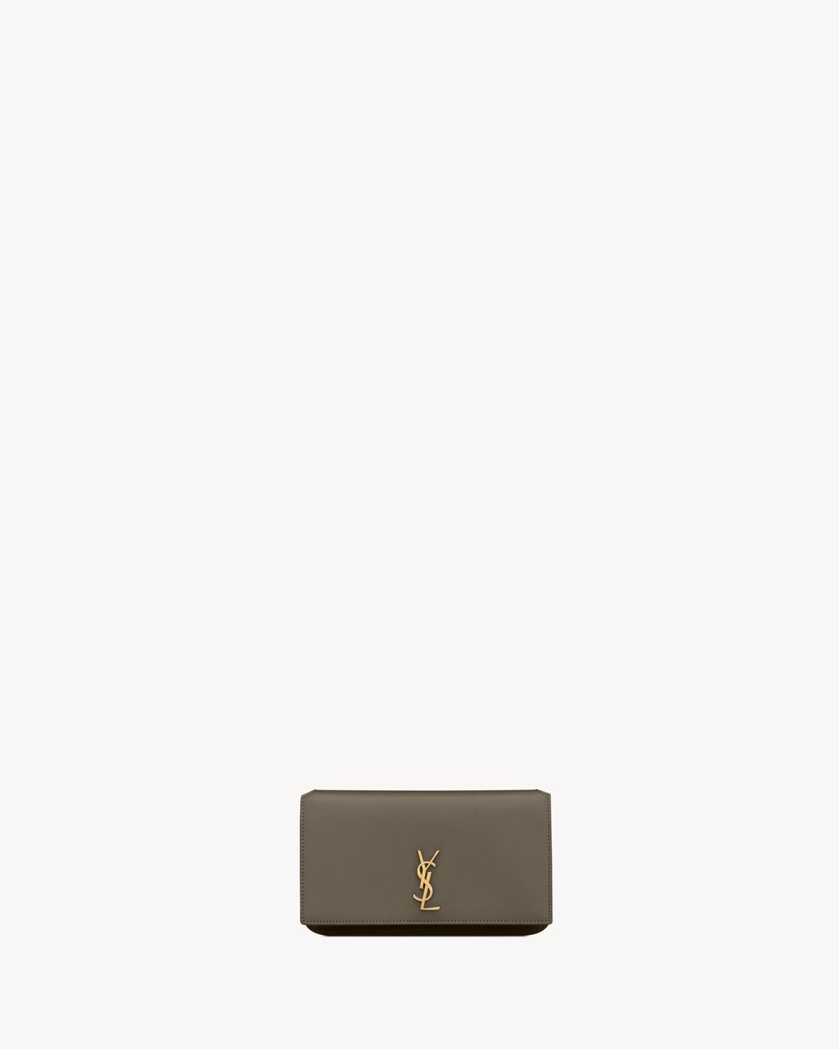 Replicate YSL Cassandre Phone Holder in Smooth Leather(1:1 replica)