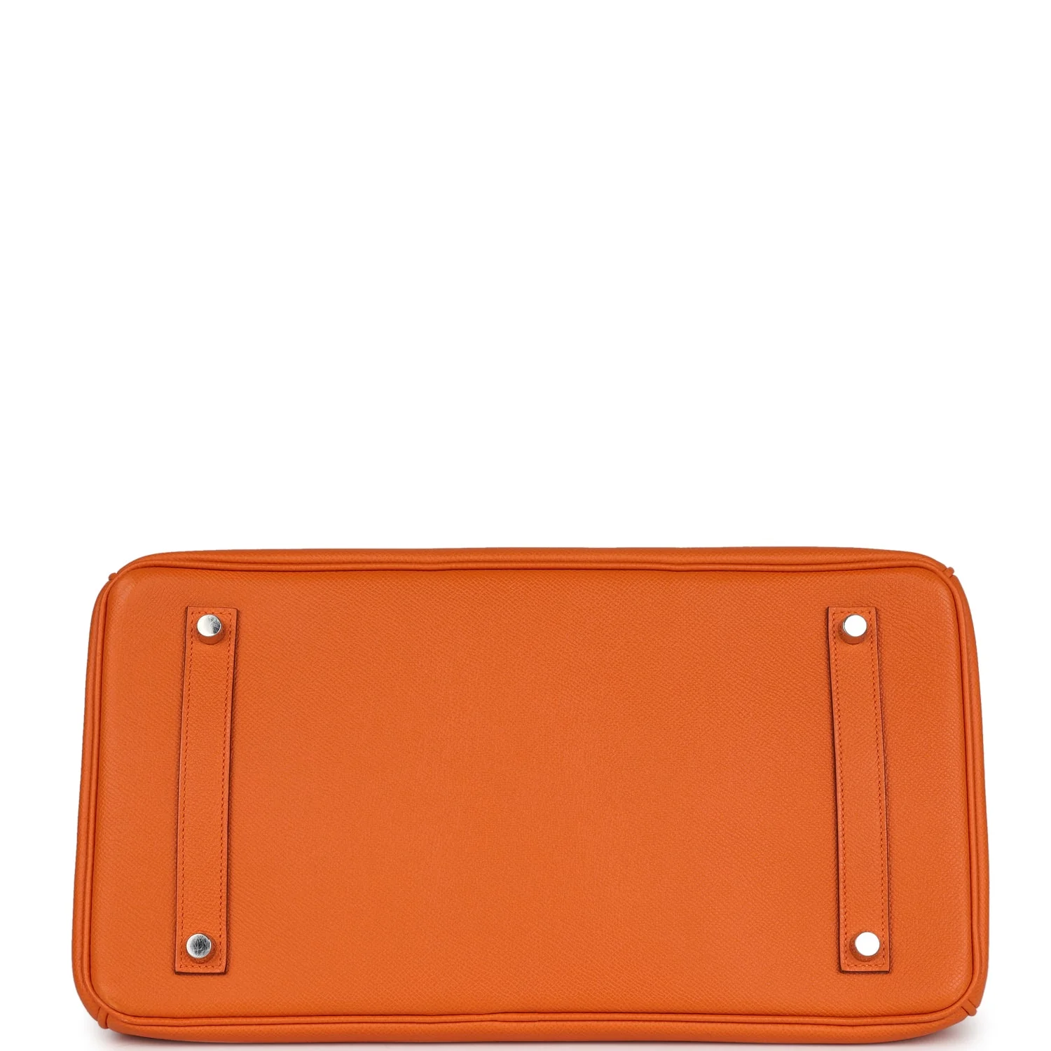Replicate Hermes Birkin 35 Orange Epsom Palladium Hardware(1:1 replica)