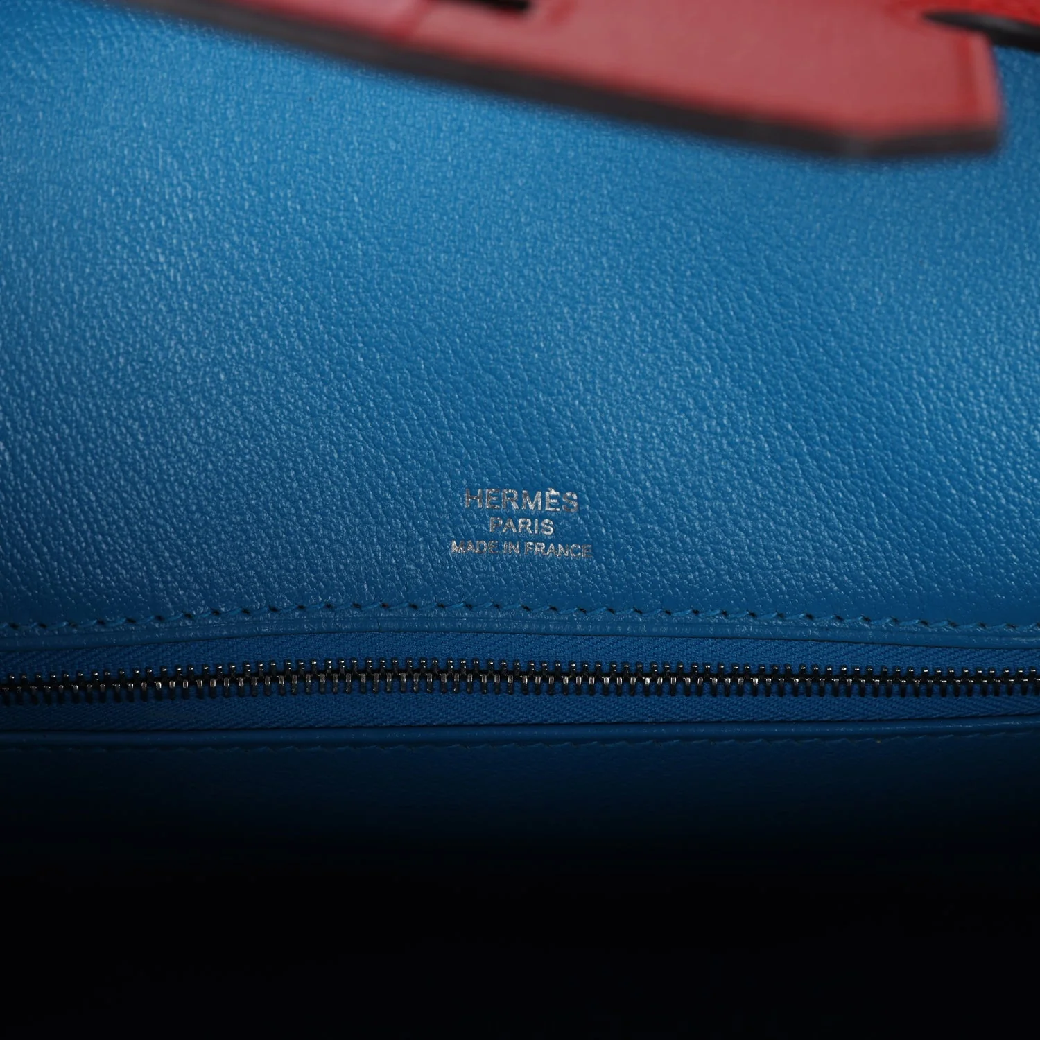 Replicate Hermes Casaque Birkin 30 Rouge De Coeur, Rose Extreme and Bleu Zanzibar Epsom Palladium Hardware(1:1 replica)