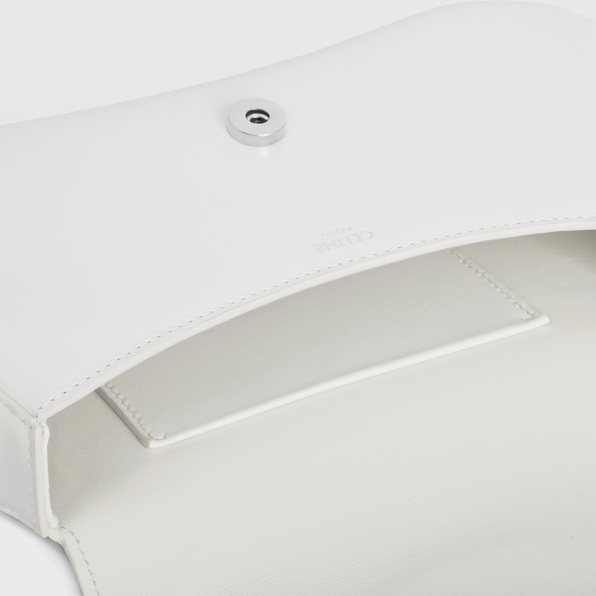 Replicate TEEN CELINE LOLA IN SHINY CALFSKIN WHITE(1:1 replica)