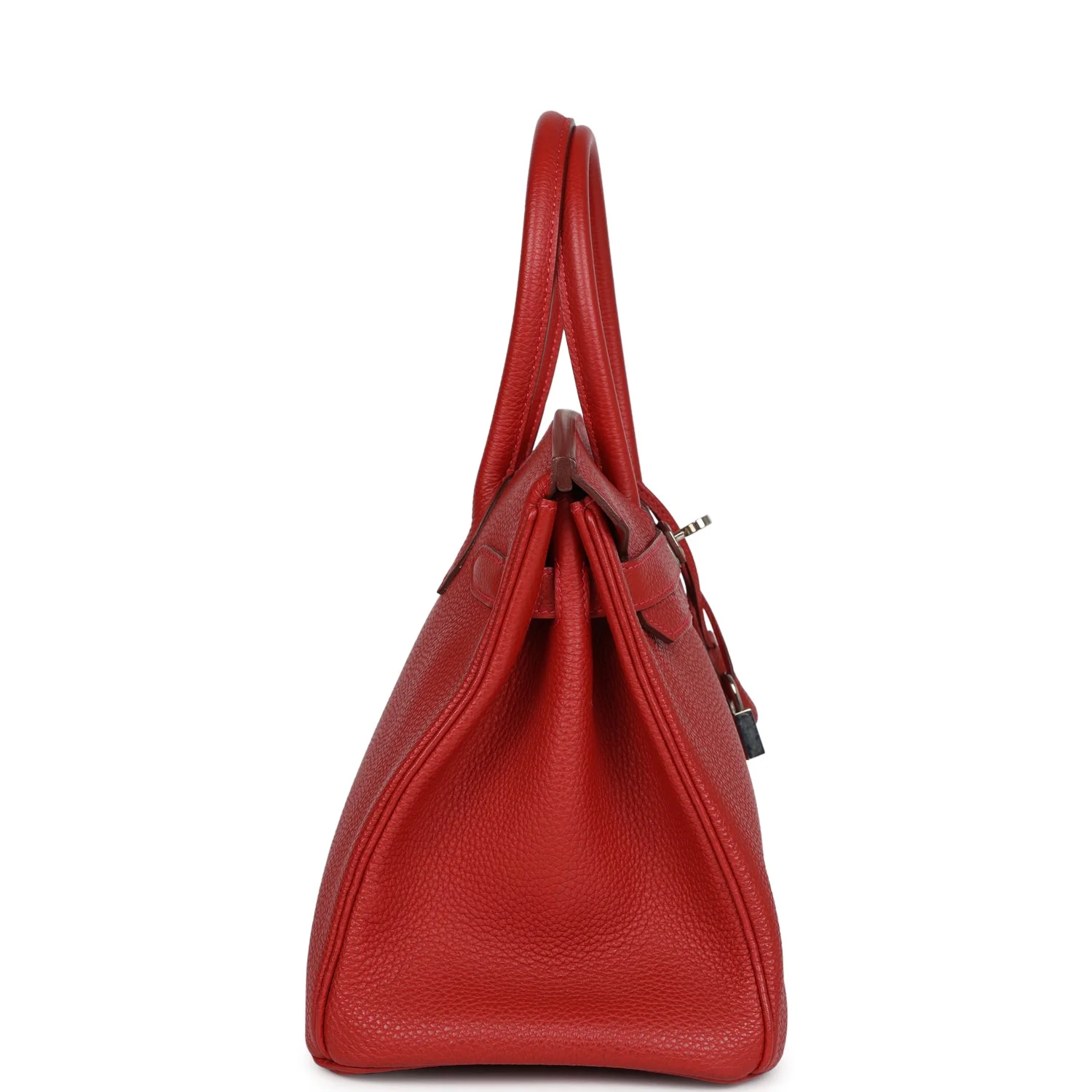 Replicate Hermes Birkin 30 Vermillon Togo Palladium Hardware(1:1 replica)