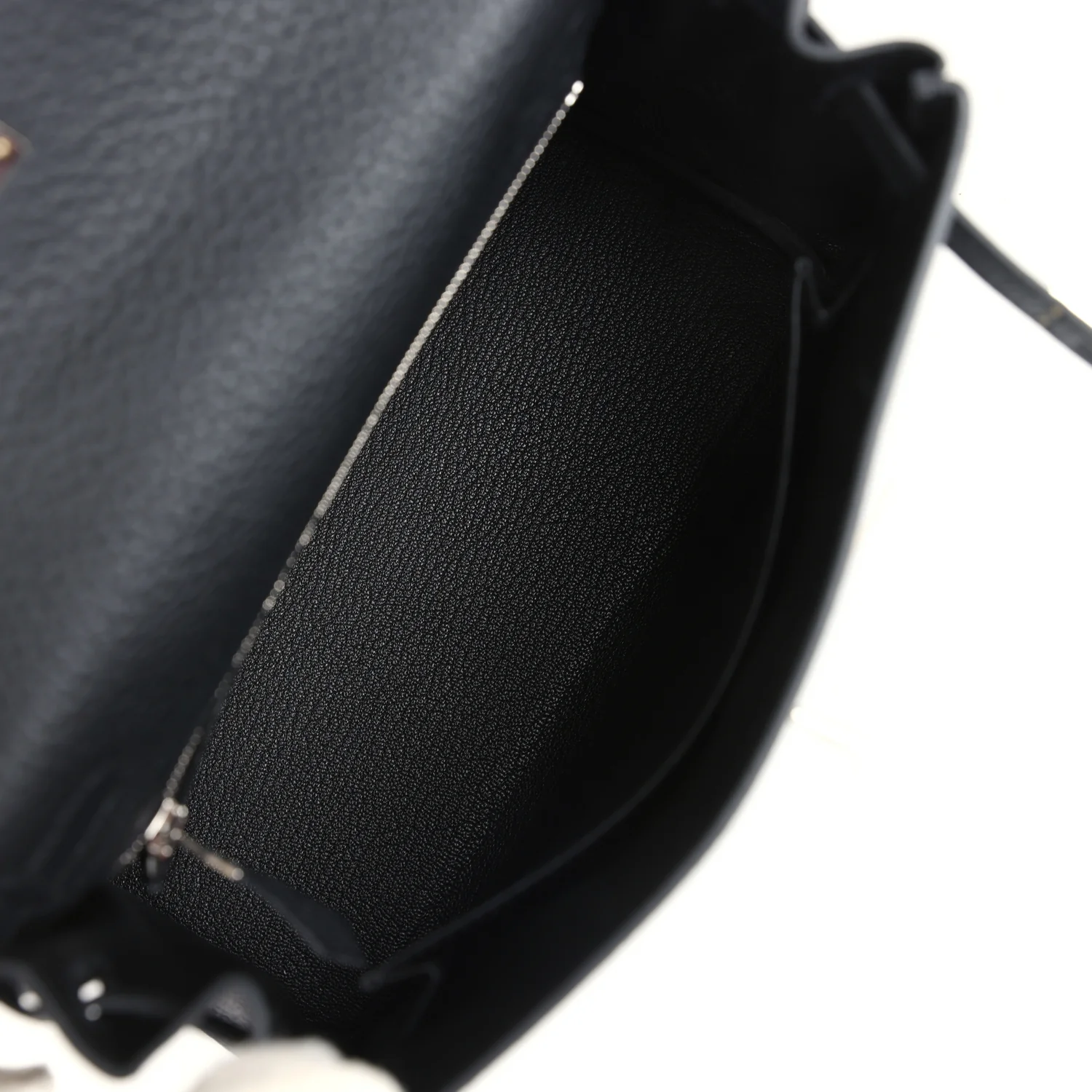 Replicate Hermes Kelly Retourne 25 Black Togo Palladium Hardware(1:1 replica)