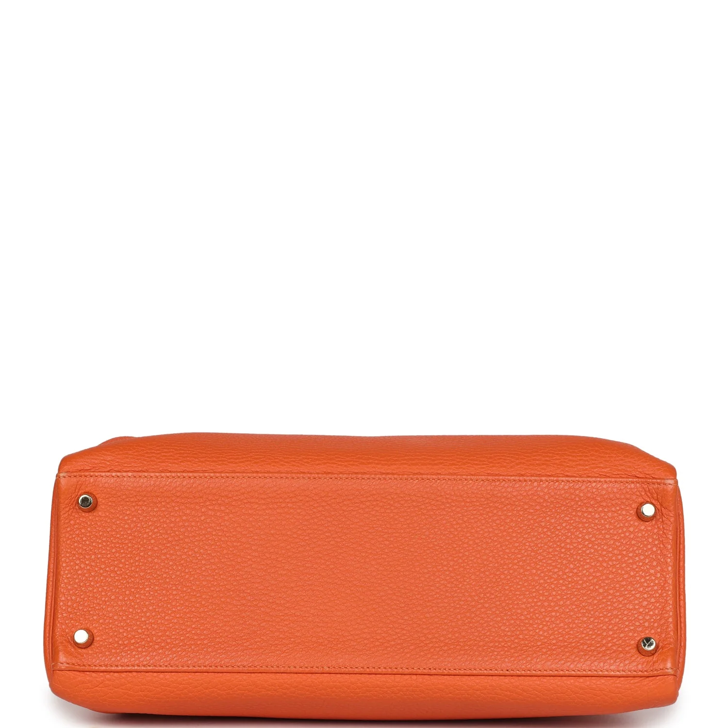 Replicate Hermes Kelly Retourne 35 Orange Togo Gold Hardware(1:1 replica)