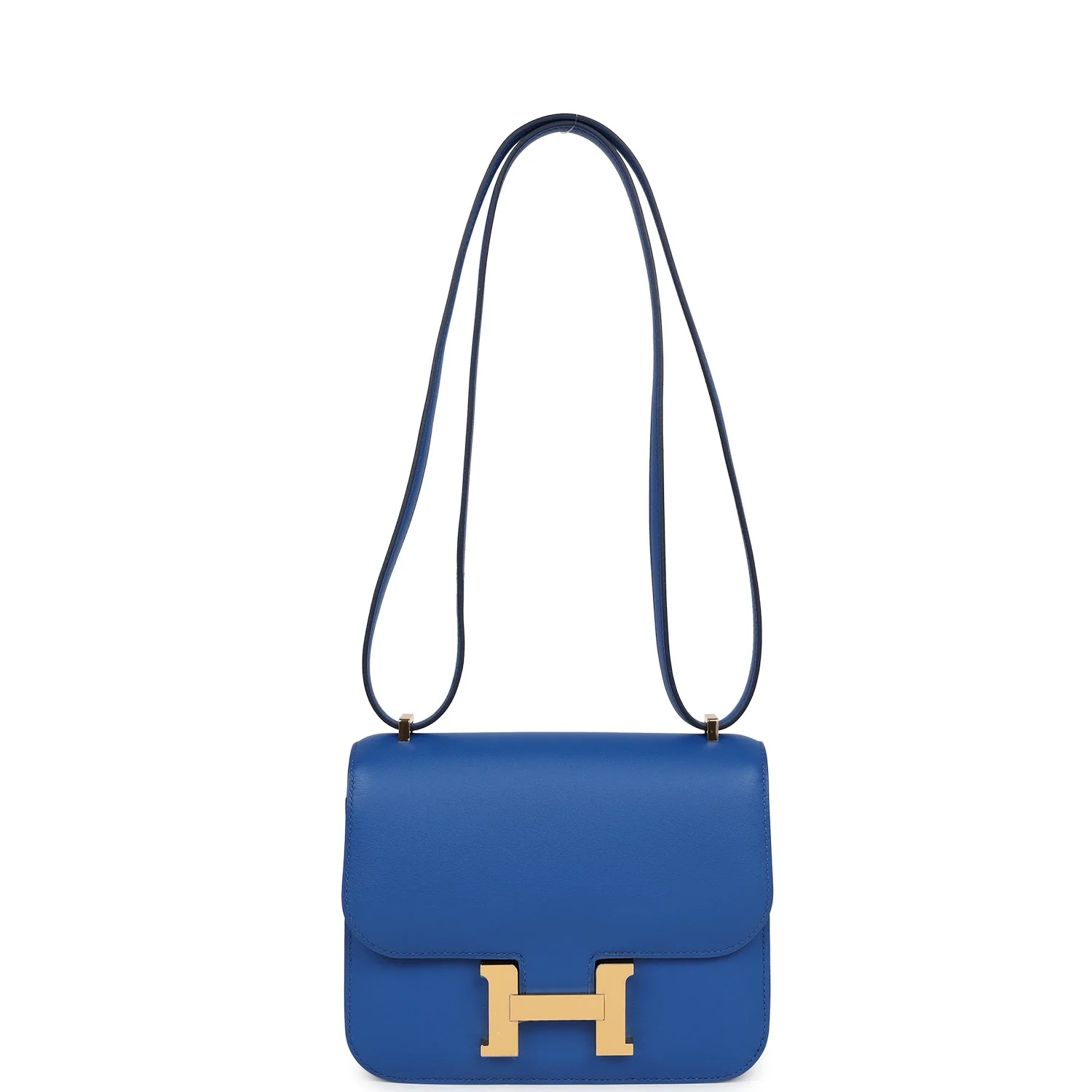 Replicate Hermes Constance 18 Bleu France Swift Gold Hardware(1:1 replica)