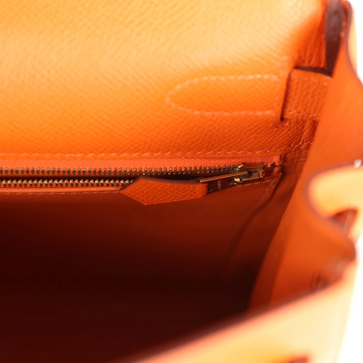 Replicate Hermes Kelly Retourne 32 Orange H Epsom Gold Hardware(1:1 replica)
