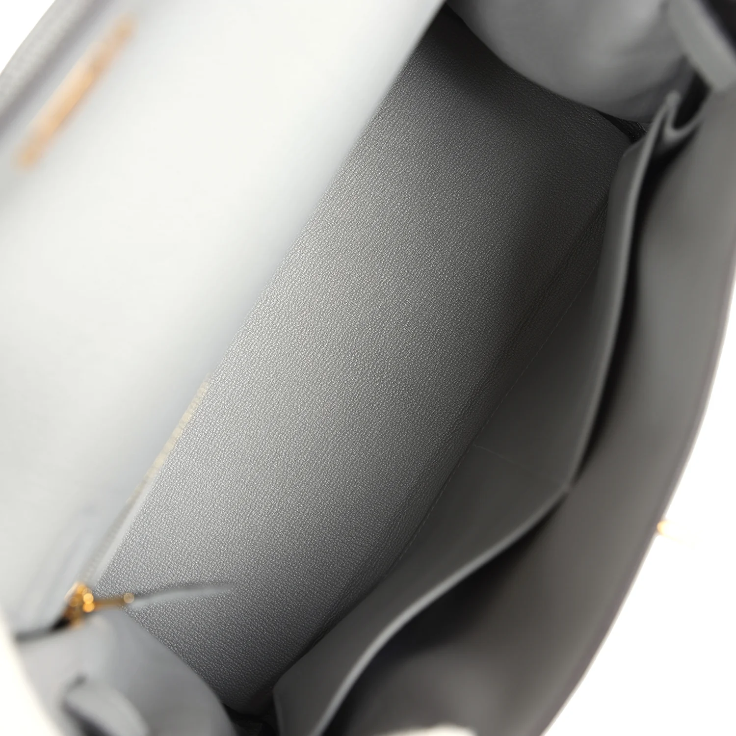 Replicate Hermes Kelly Retourne 28 Gris Mouette Togo Gold Hardware(1:1 replica)