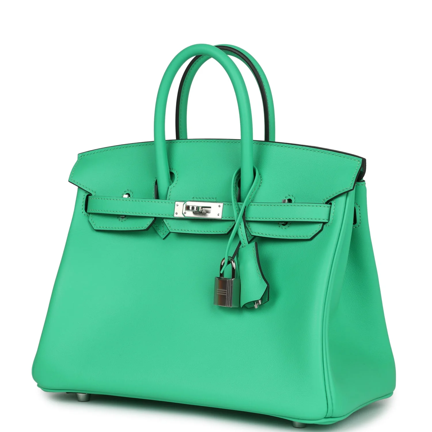 Replicate Hermes Birkin 25 Vert Comics Swift Palladium Hardware(1:1 replica)