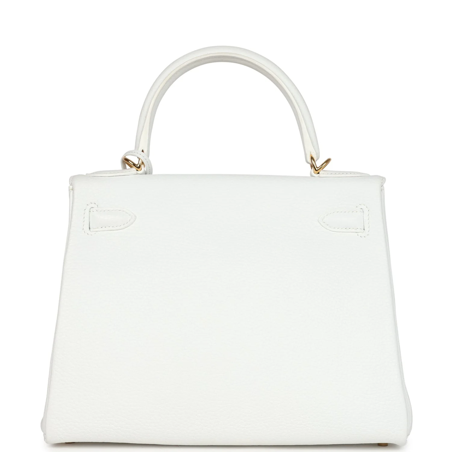 Replicate Hermes Kelly Retourne 28 White Clemence Gold Hardware(1:1 replica)