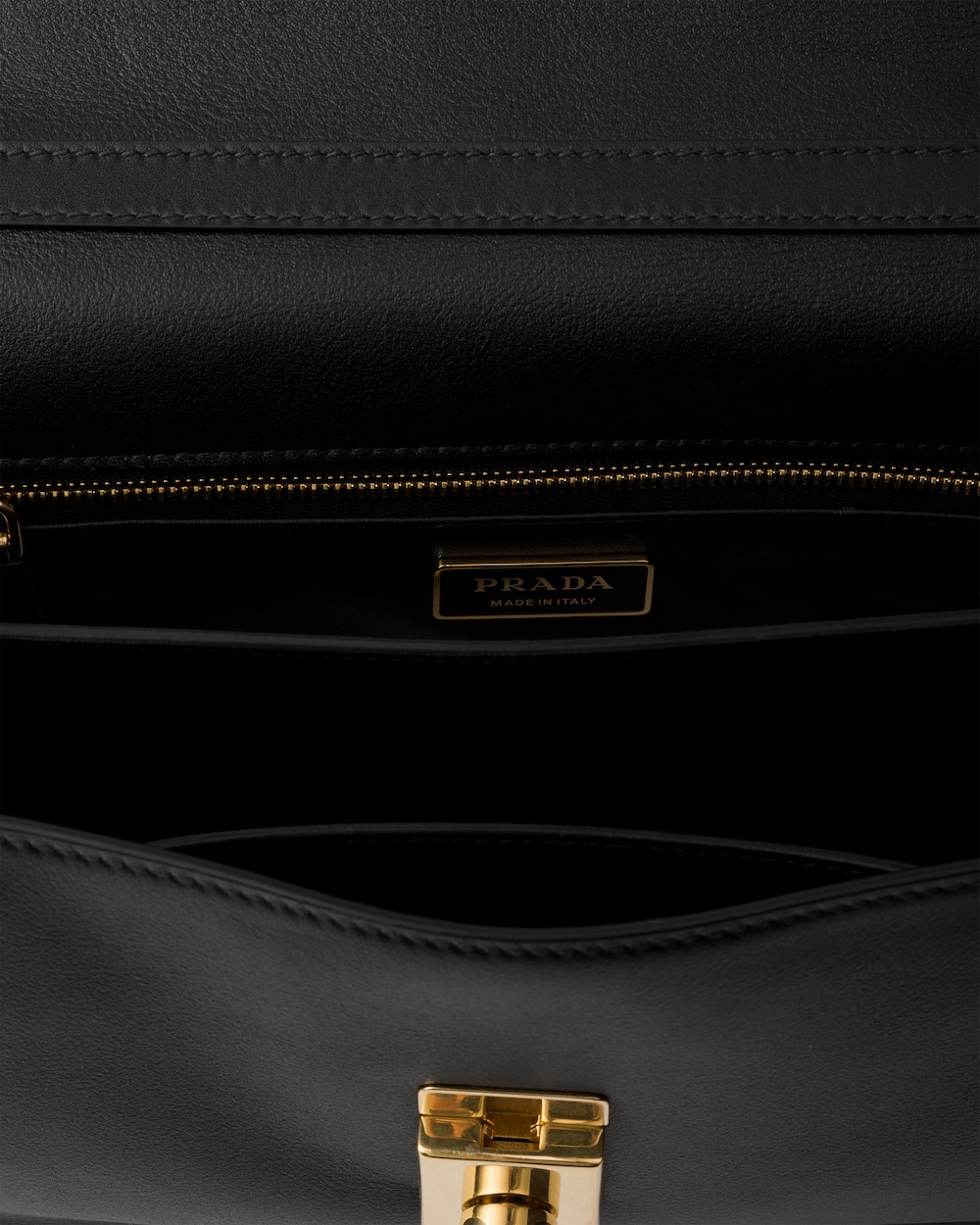 Replicate Prada Soft Sound Medium Leather Shoulder Bag(1:1 replica)