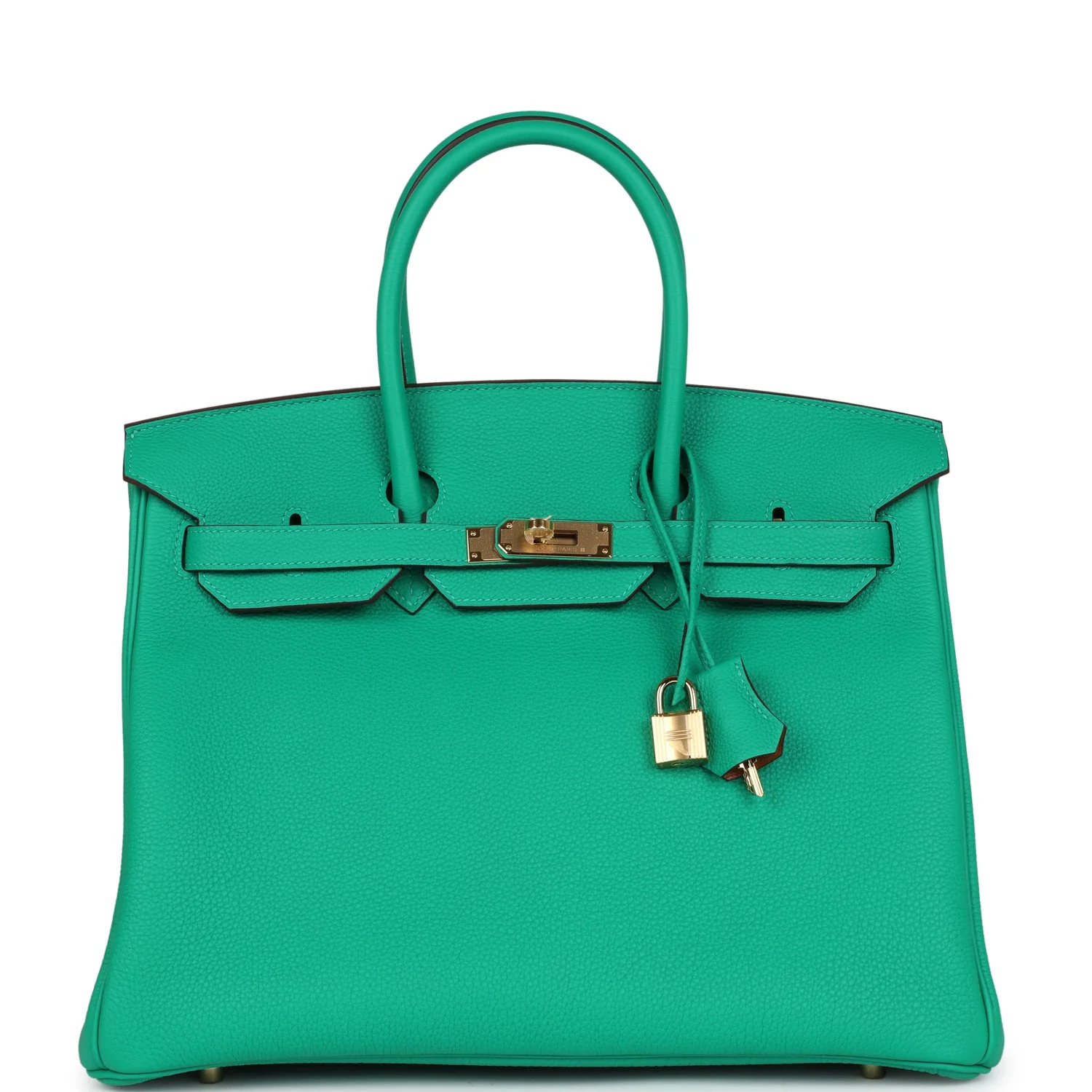 Replicate Hermes Special Order (HSS) Birkin 35 Menthe Verso Togo Gold Hardware(1:1 replica)