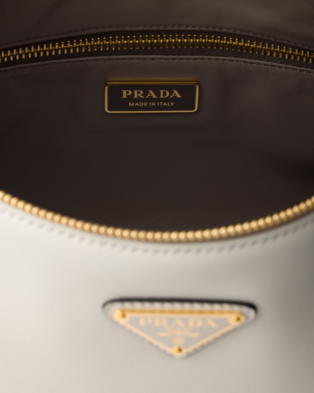 Replicate Prada Aimée Large Leather Shoulder Bag(1:1 replica)