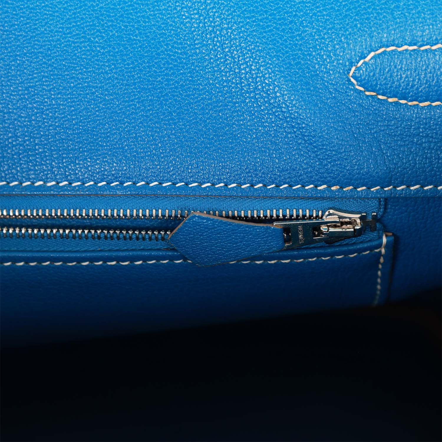 Replicate Hermes Birkin 35 Celeste Candy Epsom Palladium Hardware(1:1 replica)