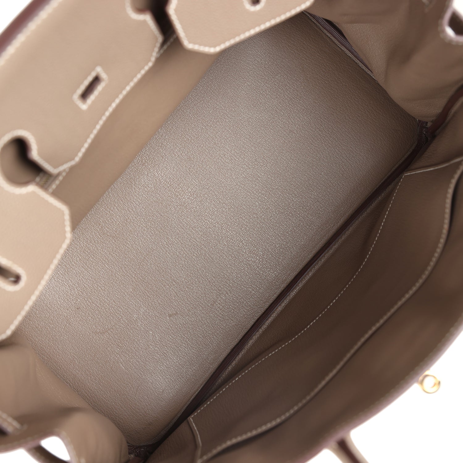 Replicate Hermes Birkin 35 Etoupe Togo Gold Hardware(1:1 replica)