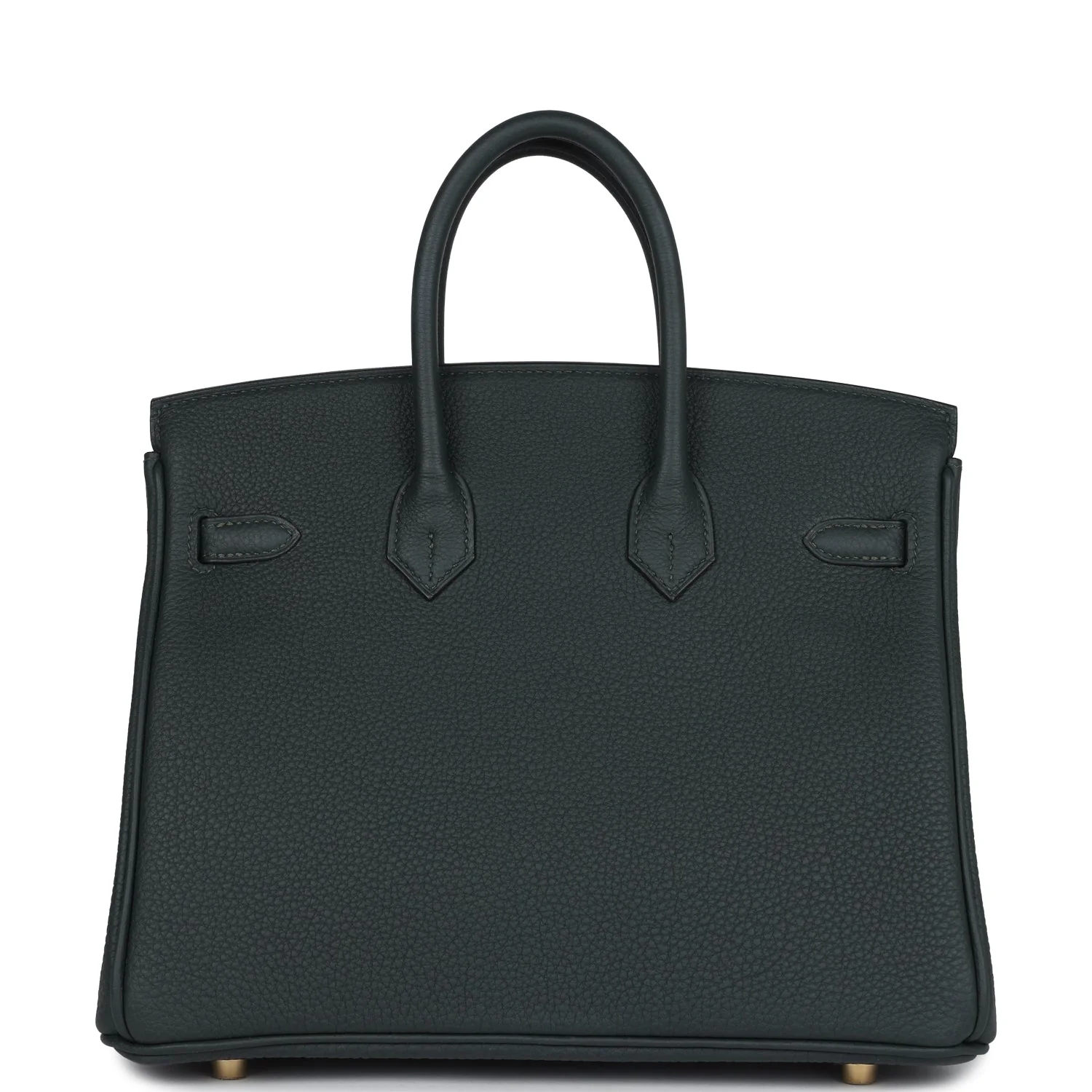 Replicate Hermes Birkin 25 Vert Fonce Togo Gold Hardware(1:1 replica)