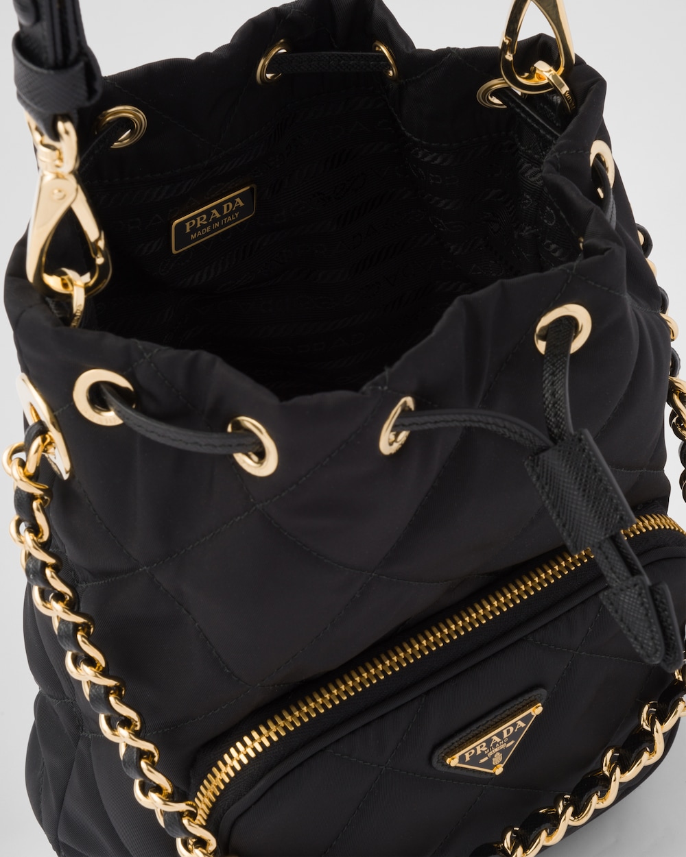 Replicate Prada Re-Edition 1995 Chaîne Re-Nylon Shoulder Bag(1:1 replica)