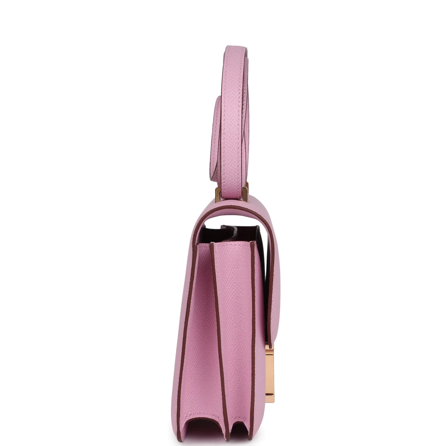 Replicate Hermes Constance 18 Mauve Sylvestre Epsom Rose Gold Hardware(1:1 replica)