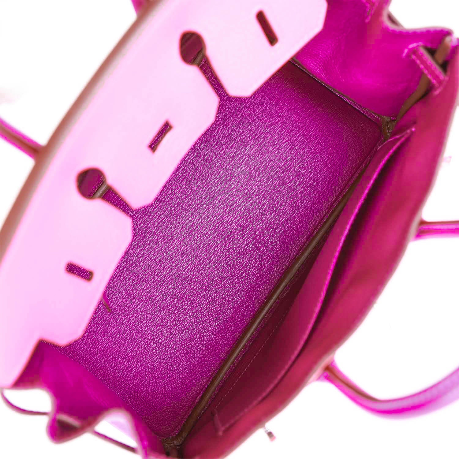 Replicate Hermes Special Order (HSS) Birkin 25 Rose Lipstick and Anemone Chèvre Palladium Hardware(1:1 replica)